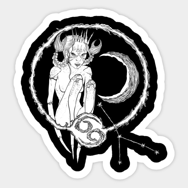 Cancer Sticker by MysticMoonVibes